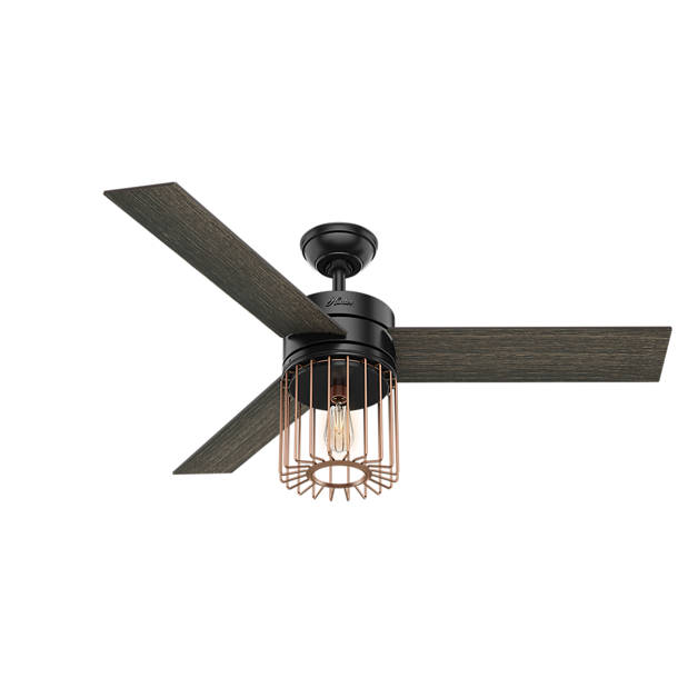 Hunter Fan 52" Ronan 3 Blade Standard Ceiling Fan with Remote Control